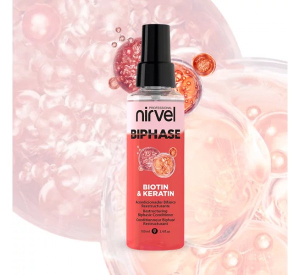 Nirvel Biphase Conditioner Biotin and Keratin Двуфазен балсам с Биотин и Кератин 100ml